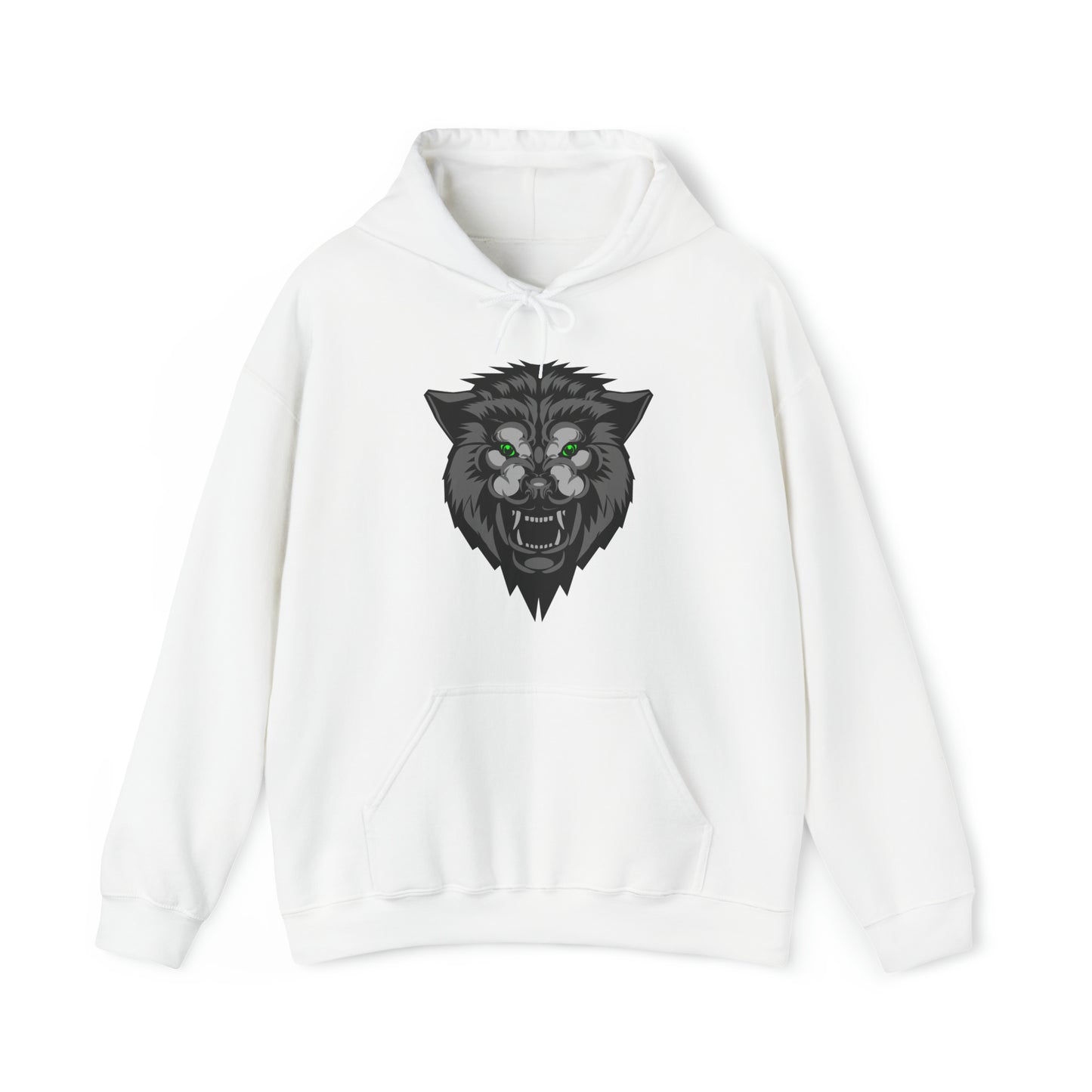 Green eyes wolf Hoodie