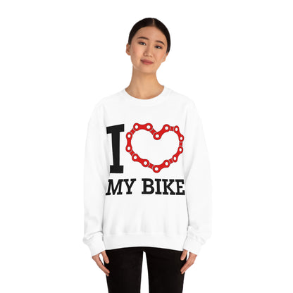 I love my bike Crewneck Sweatshirt