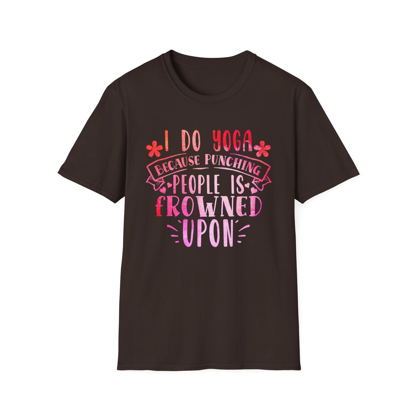 Yoga vs punching people T-Shirt