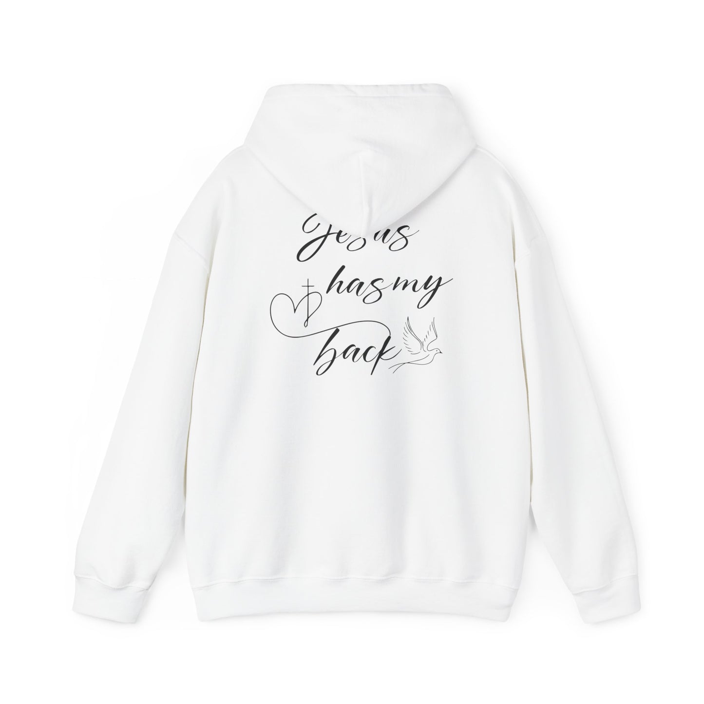 Jesus has my back hoodie