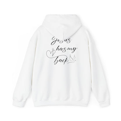 Jesus has my back hoodie