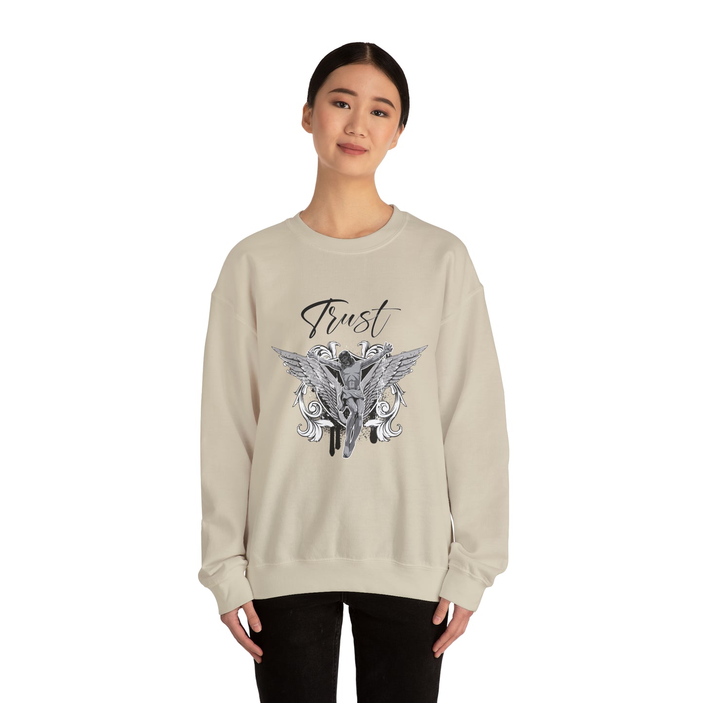 Jesus trust Crewneck Sweatshirt