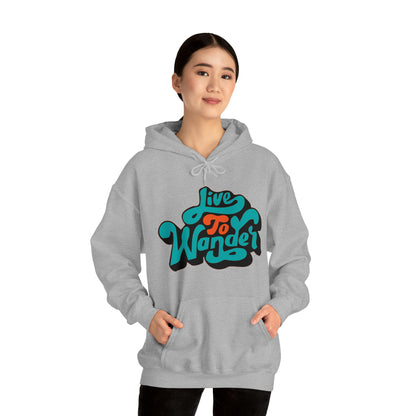 Live to wonder vintage Hoodie