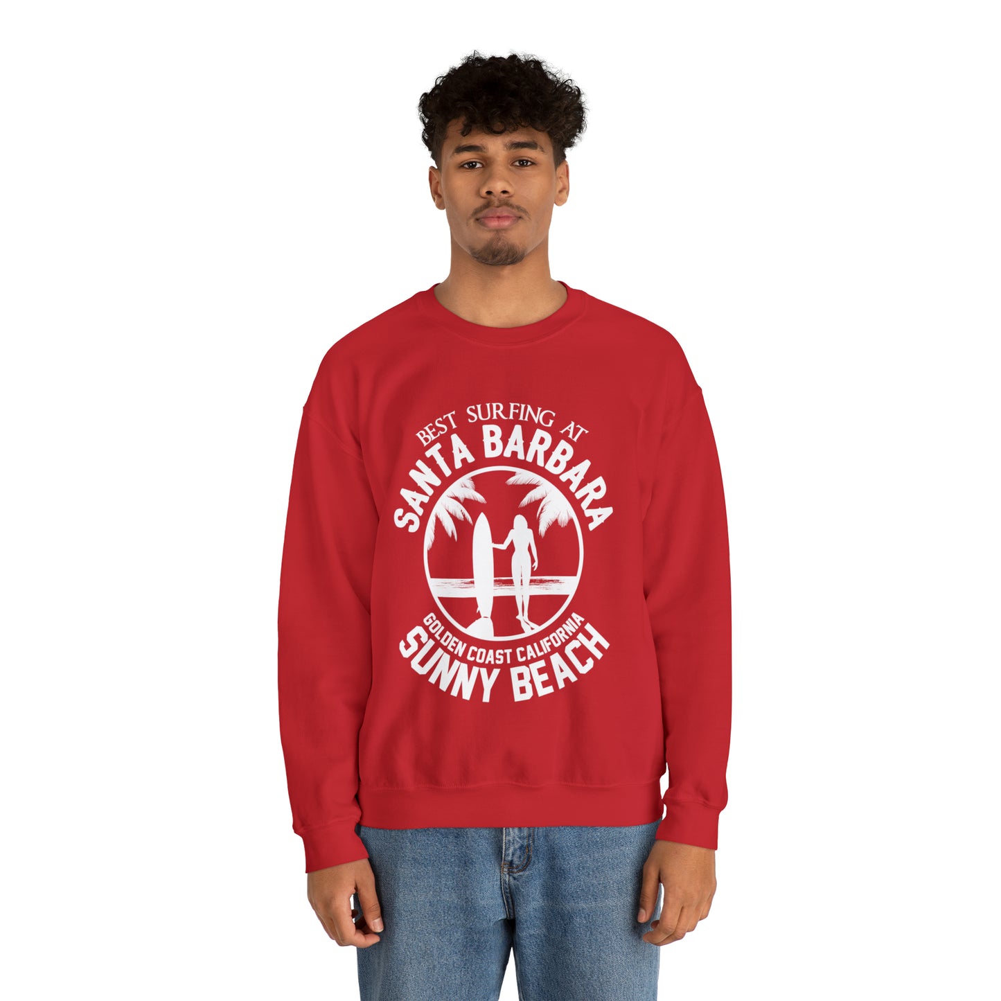 Santa Barbara_Sunny beach Crewneck Sweatshirt