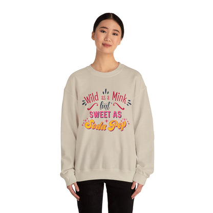 Wild as a MINK Cut Files Crewneck Sweatshirt