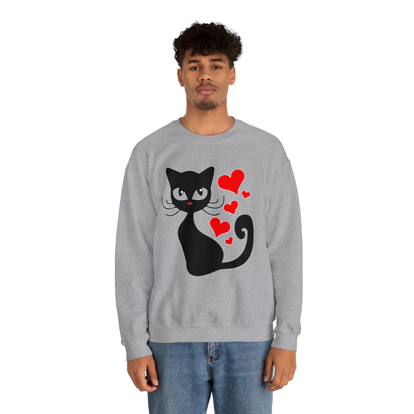 Sexy black cat Crewneck Sweatshirt