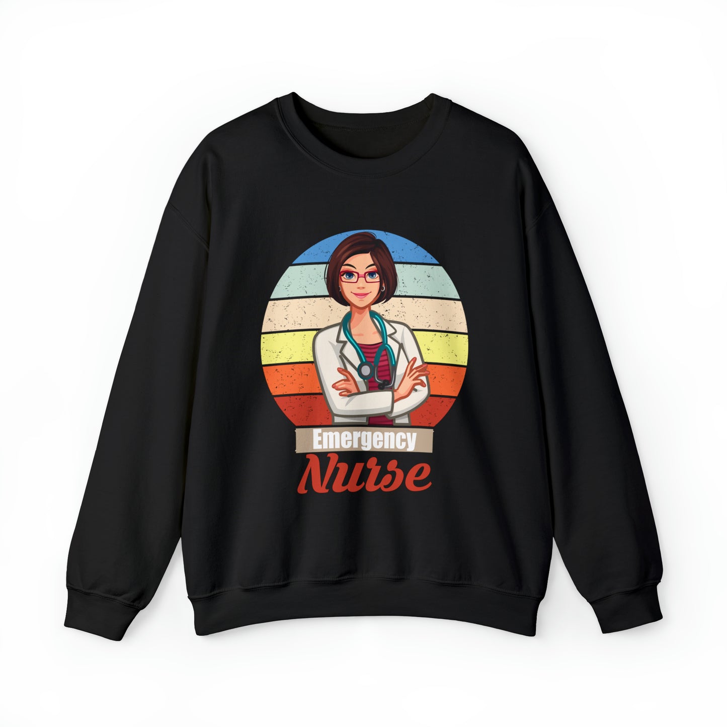 Emergency Nurse Crewneck Sweatshirt