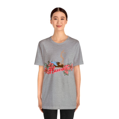 Hawaii Floral Surf T-Shirt