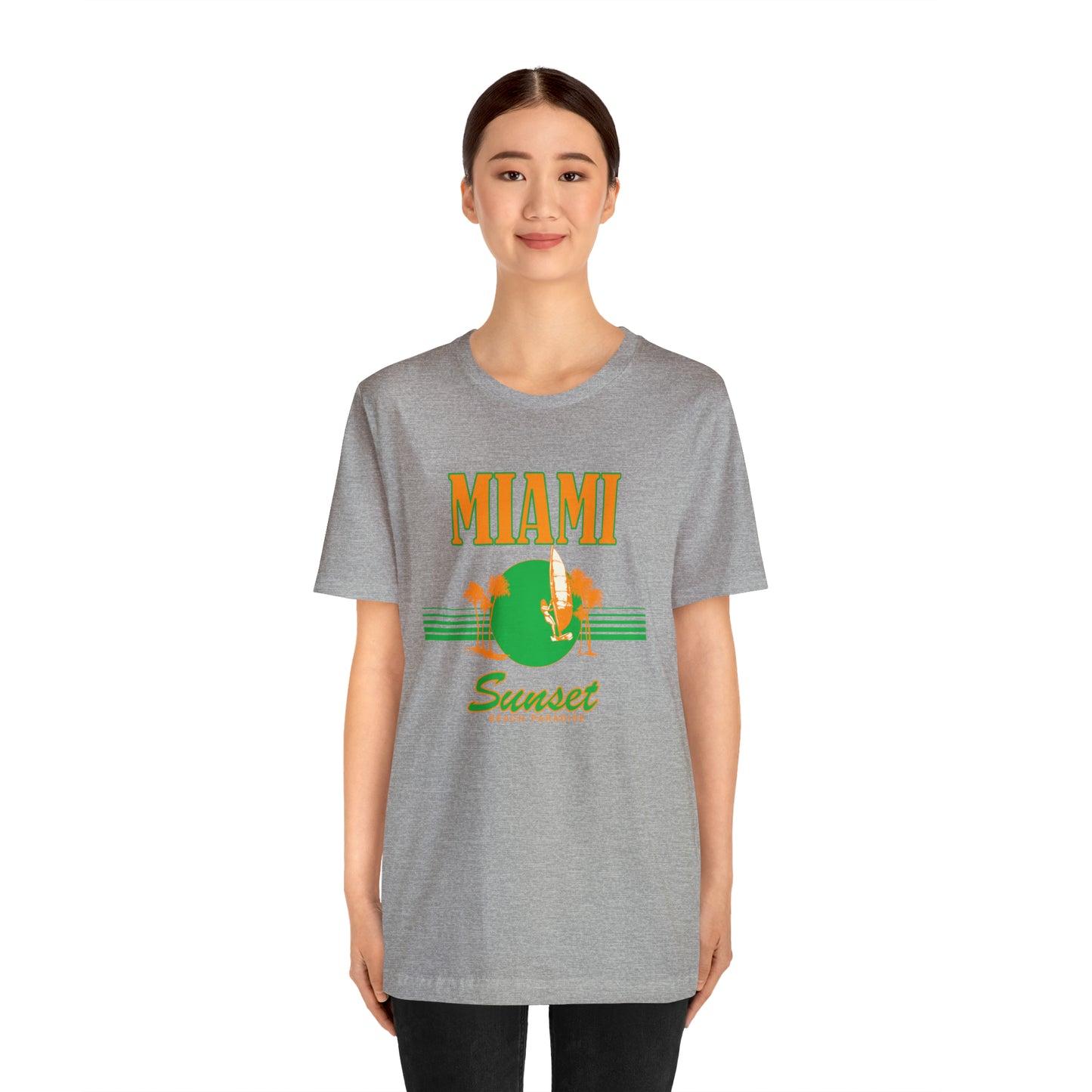 Miami Sunset Beach Paradise T-Shirt