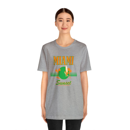 Miami Sunset Beach Paradise T-Shirt