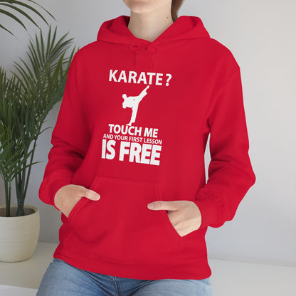 karate first lesson free Hoodie