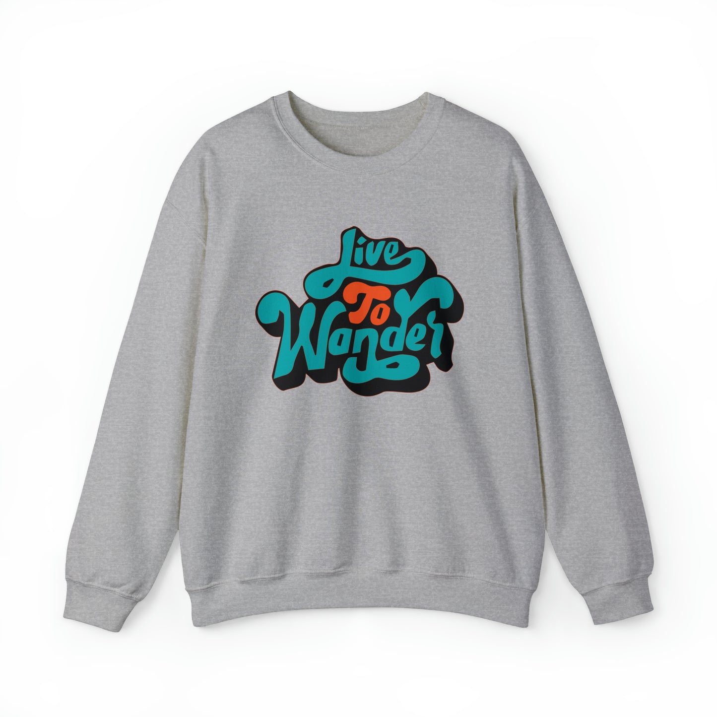 Live to wonder vintage Crewneck Sweatshirt