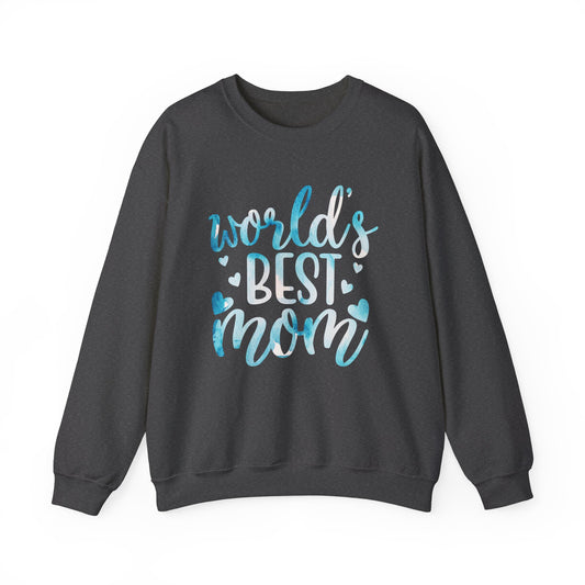 Worlds best Mom Crewneck Sweatshirt