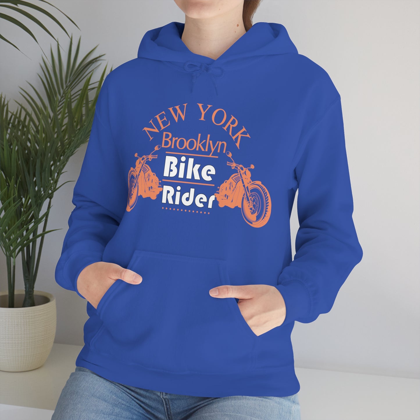 Brooklyn Bike rider Hoodie