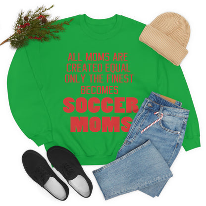 Finest soccer mom Crewneck Sweatshirt