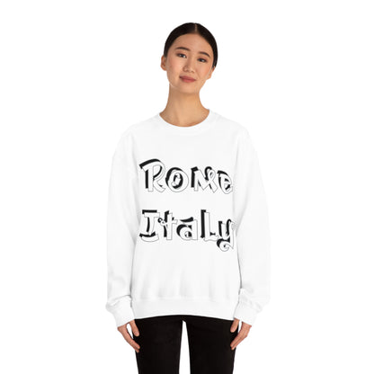 Rome Italy Graffiti Crewneck Sweatshirt