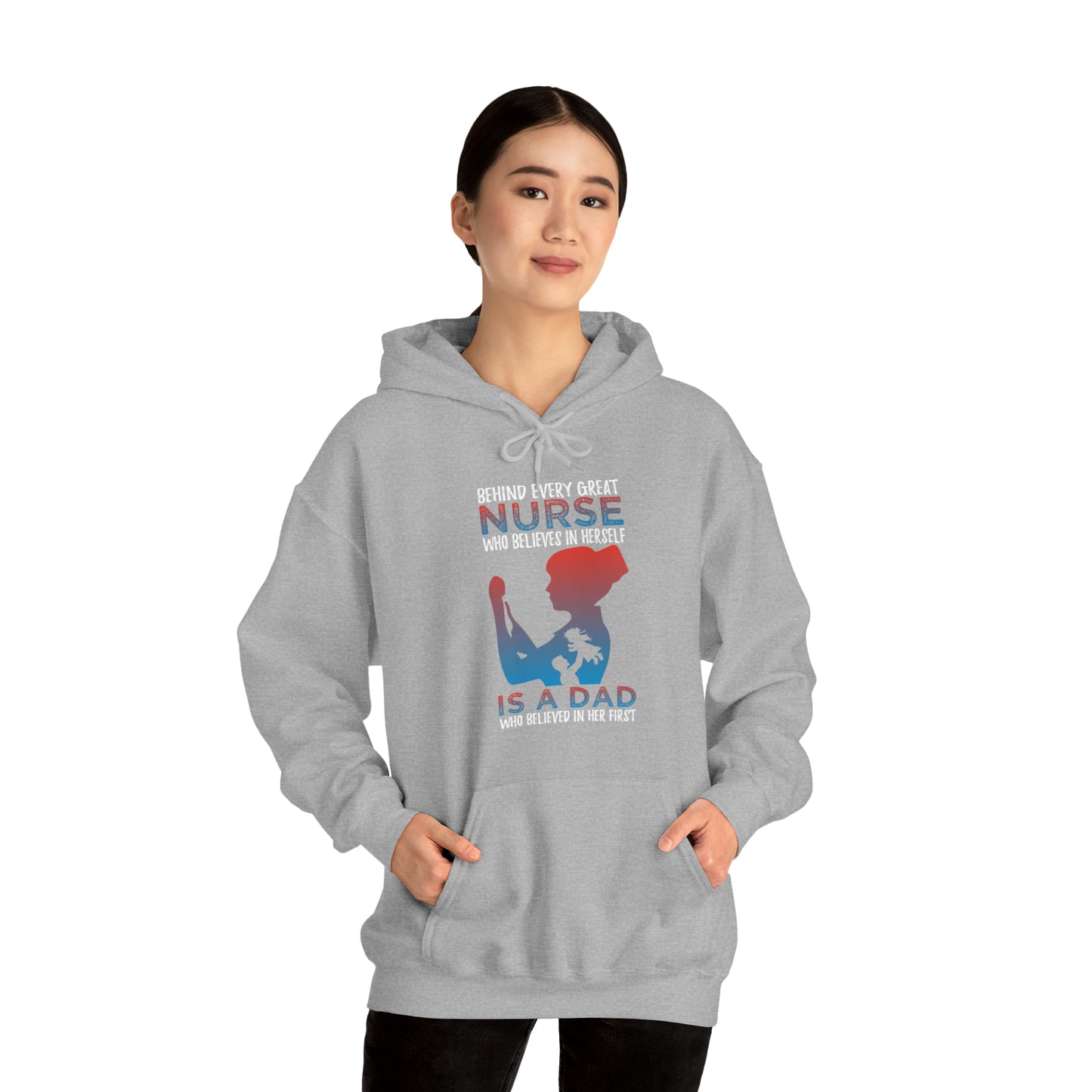 Dad believes in a daughter nurse Hoodie