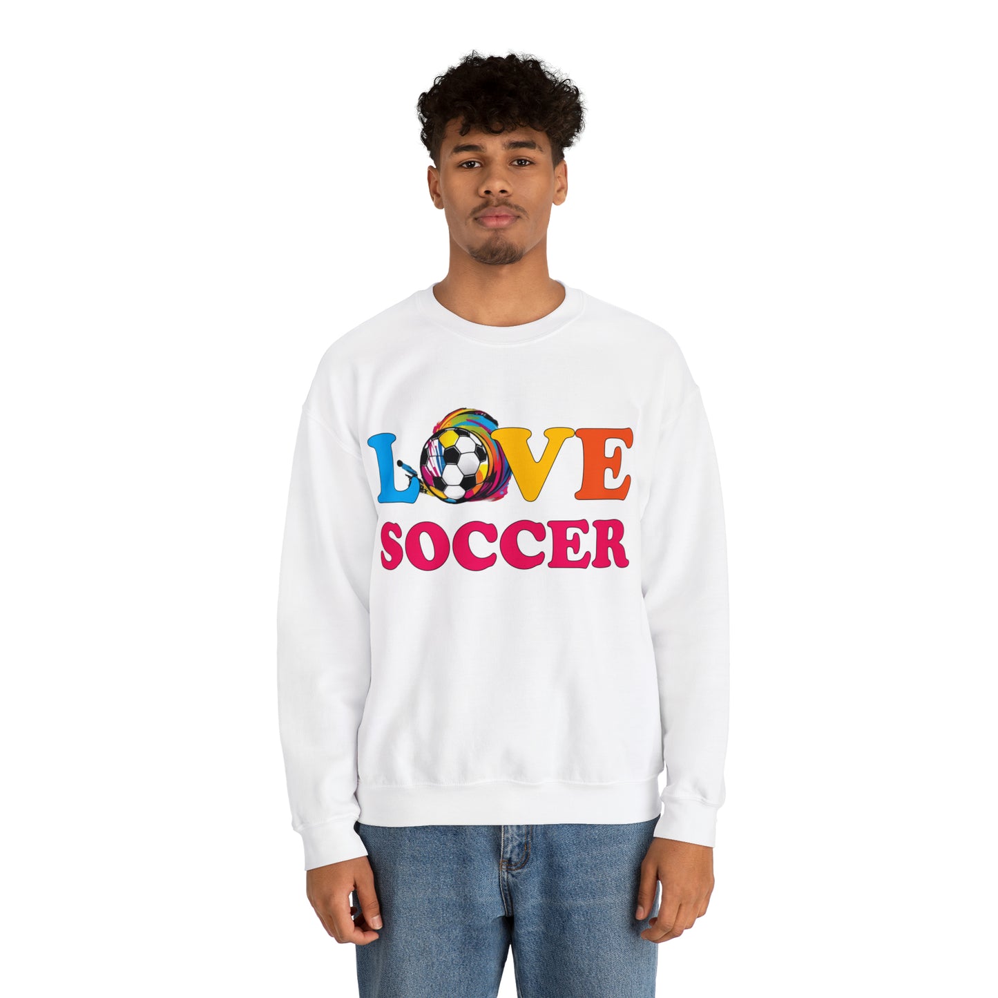 Love soccer Crewneck Sweatshirt