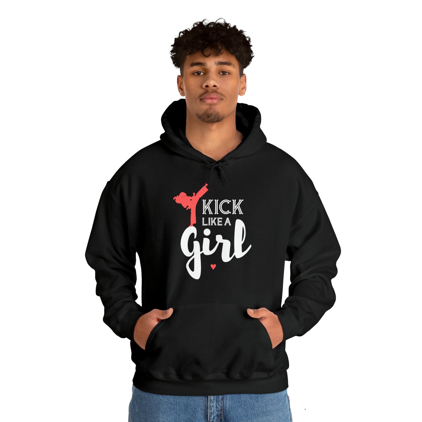 Kick Like A Girl Hoodie