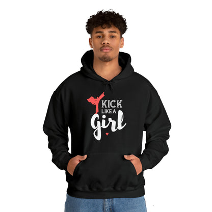 Kick Like A Girl Hoodie