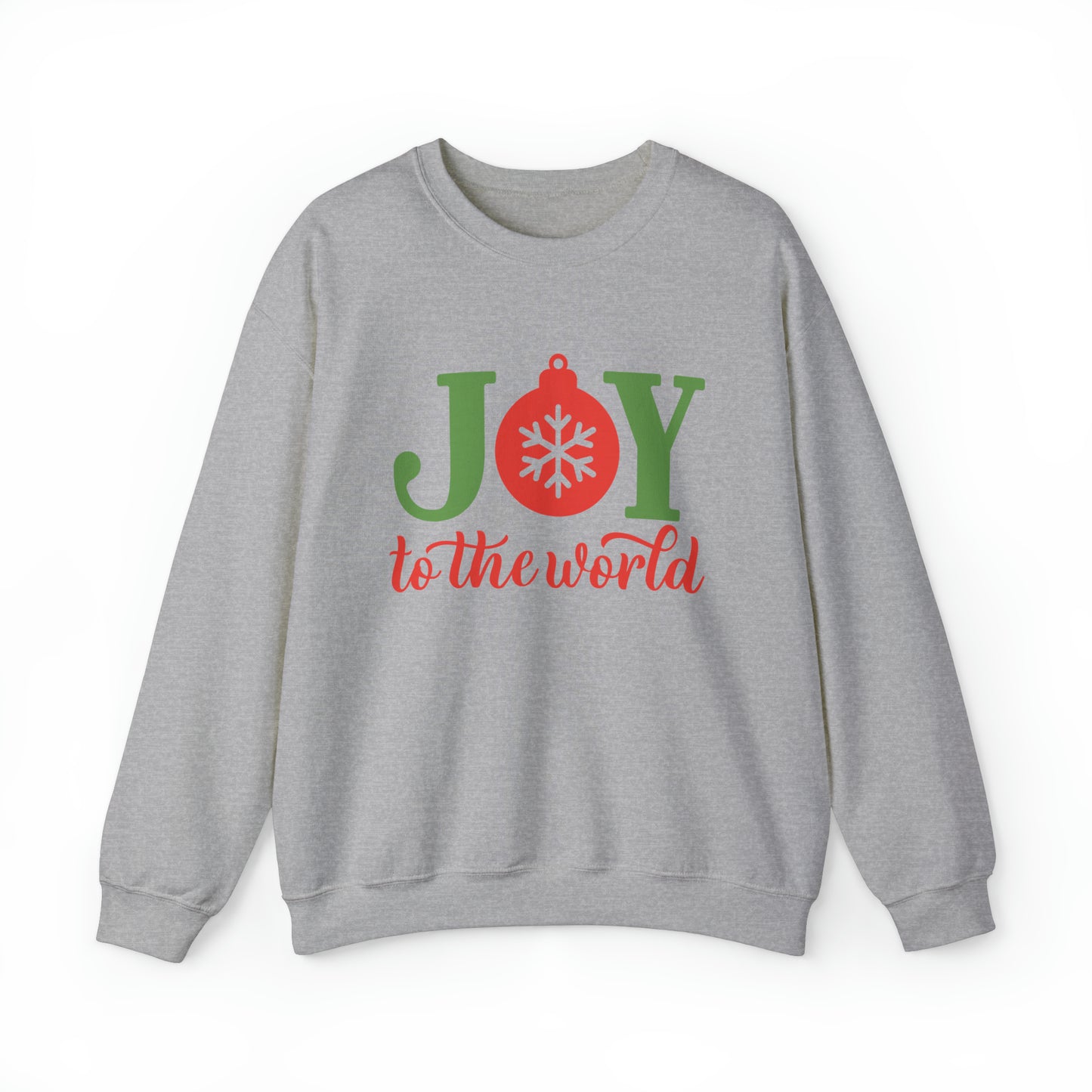 Joy To The World Christmas Crewneck Sweatshirt