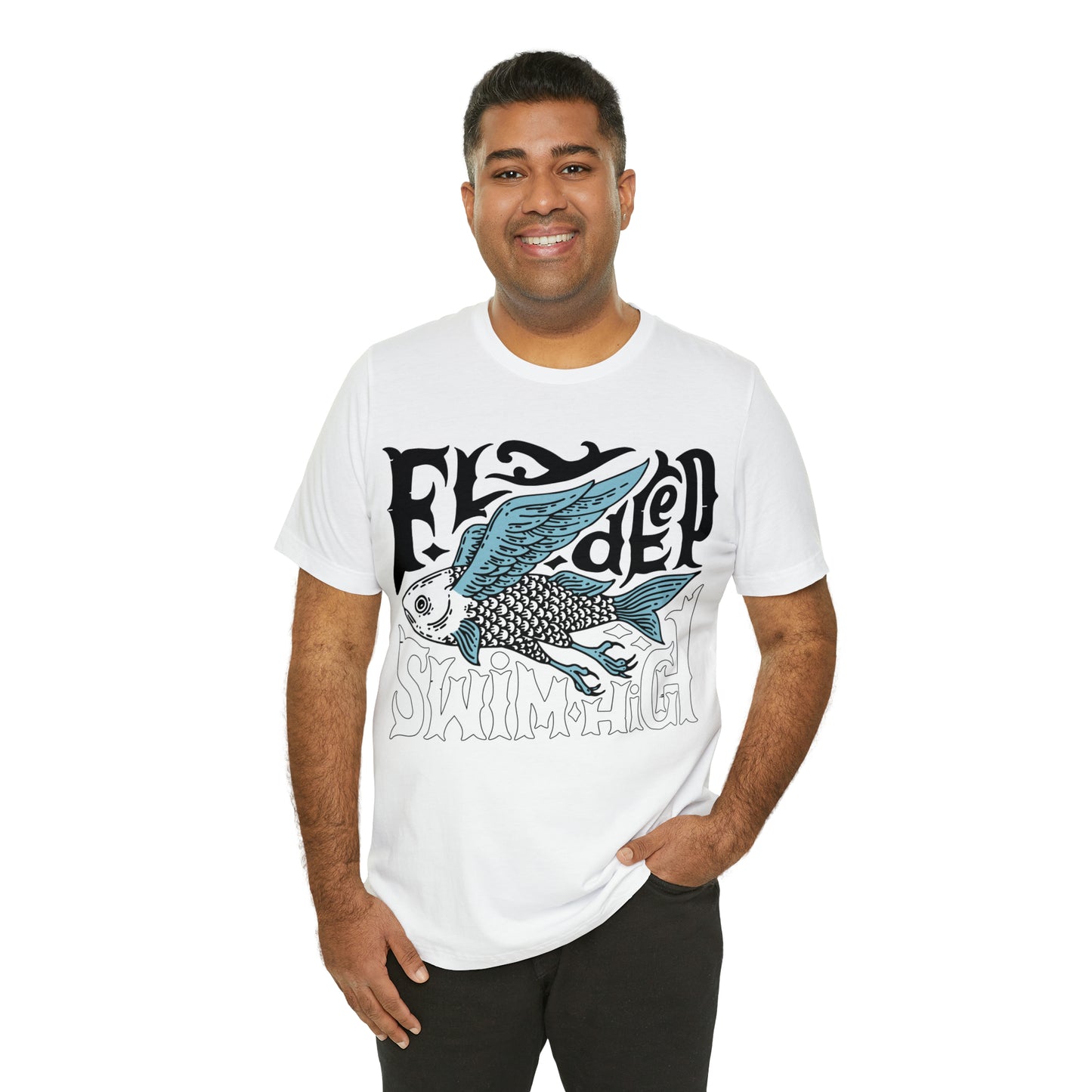 Fly deep swim high T-Shirt