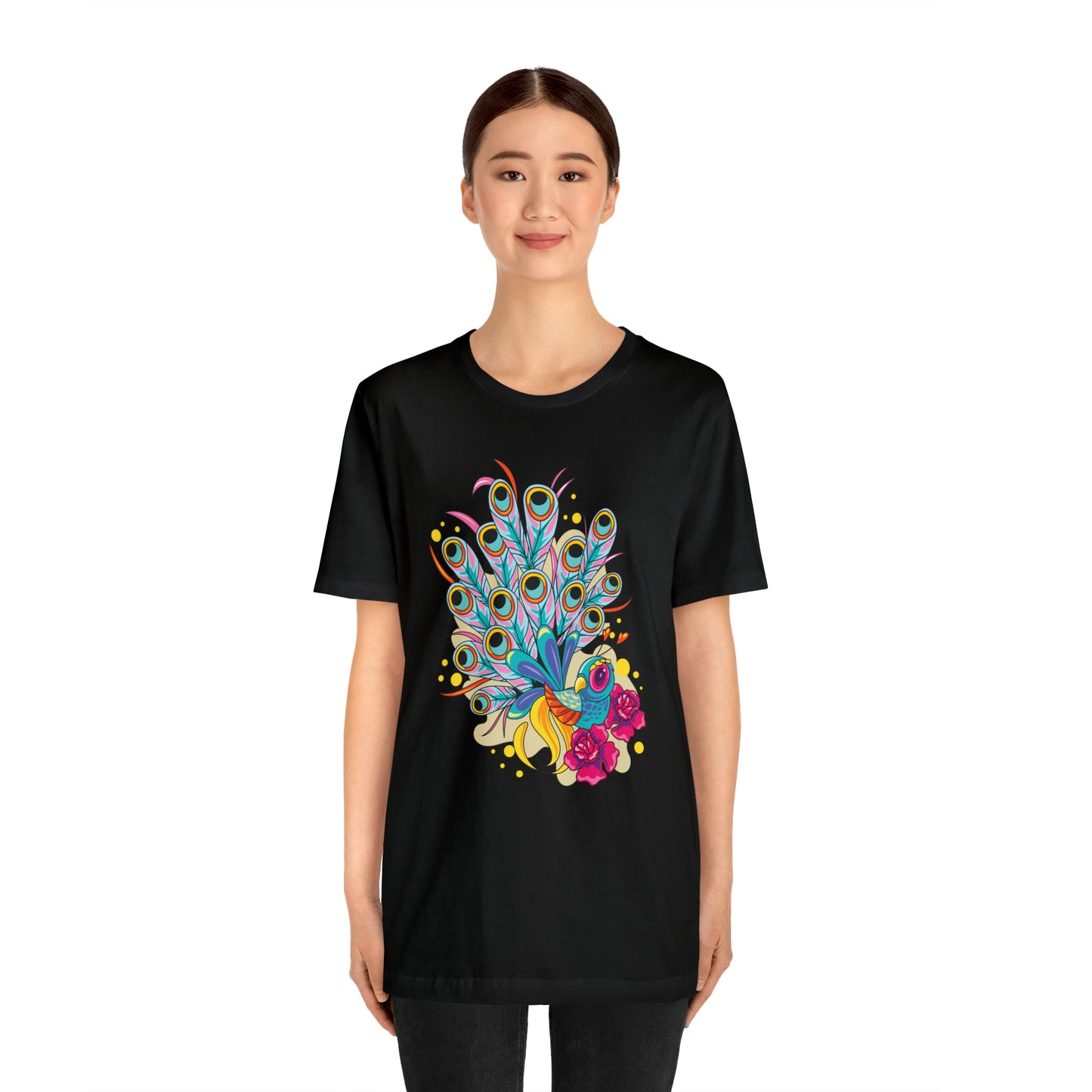 Colorful Peacock T-Shirt