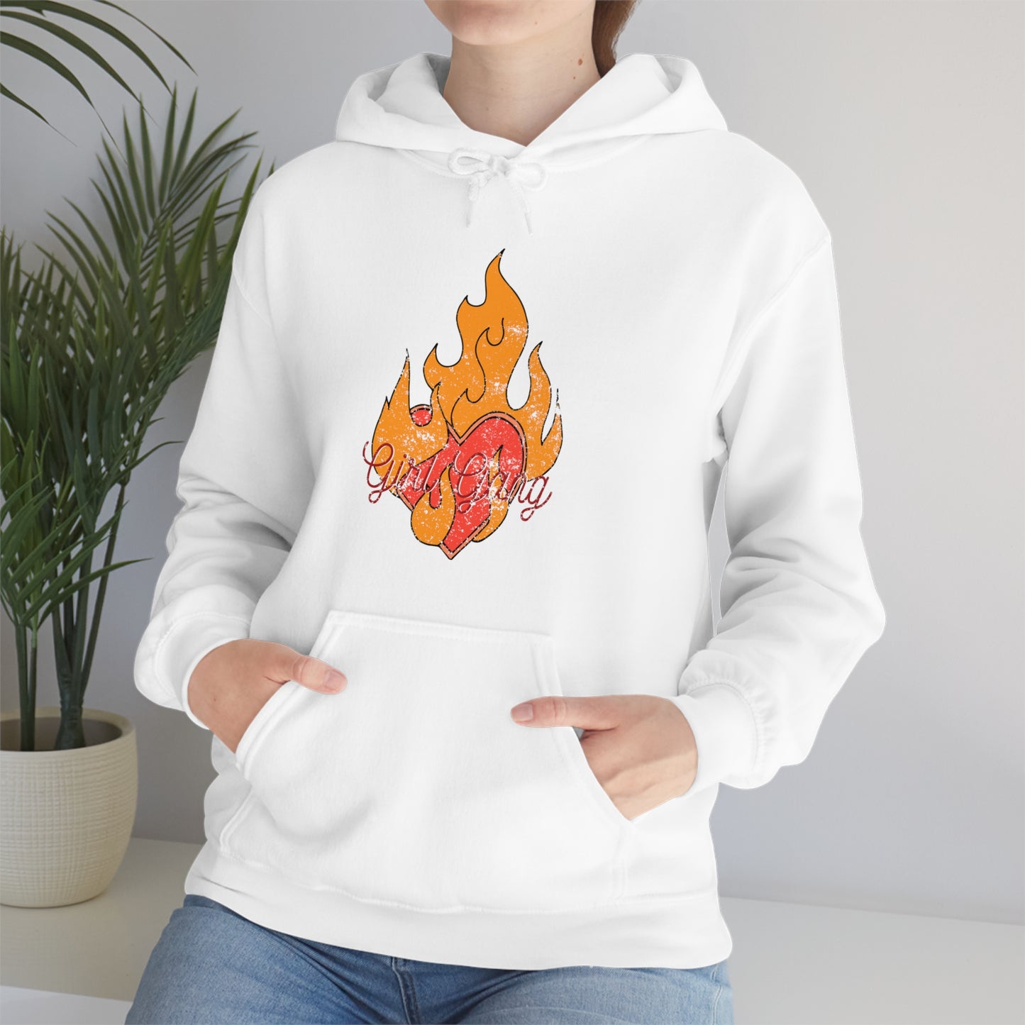 Girl Gang on Fire Hoodie