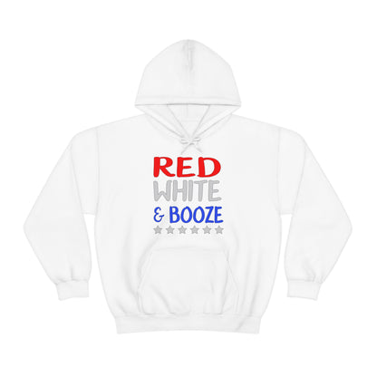 Red  White Booze Hoodie