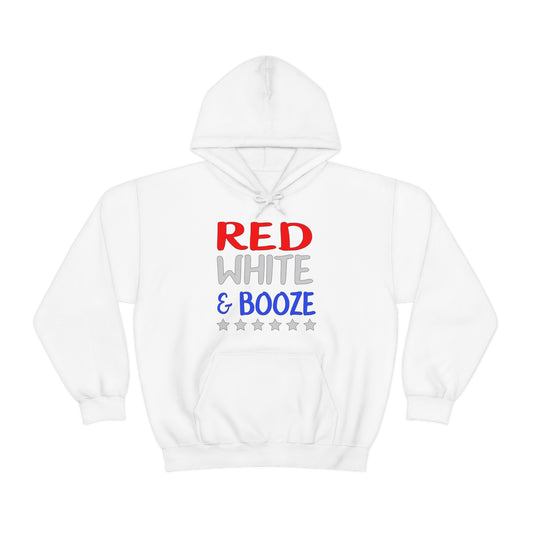 Red  White Booze Hoodie