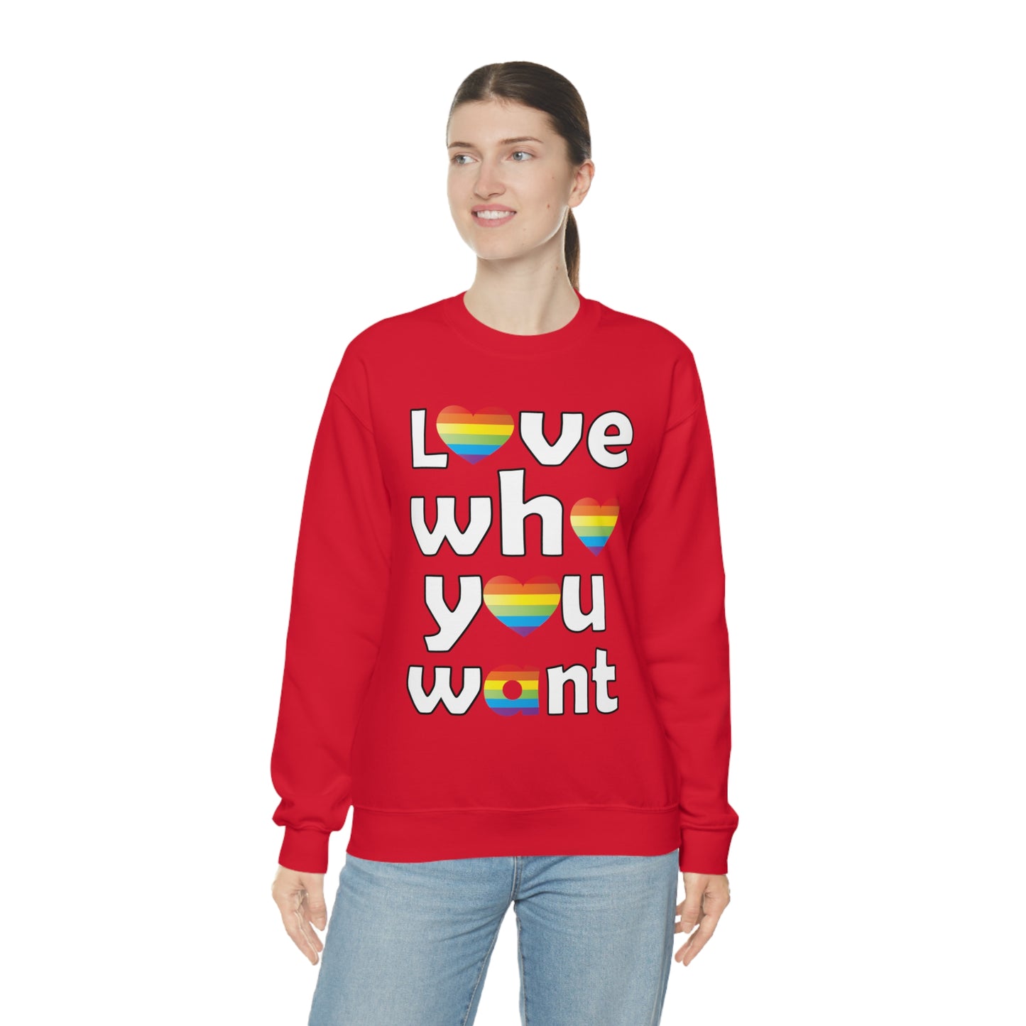 Love who you want Crewneck Sweatshirt