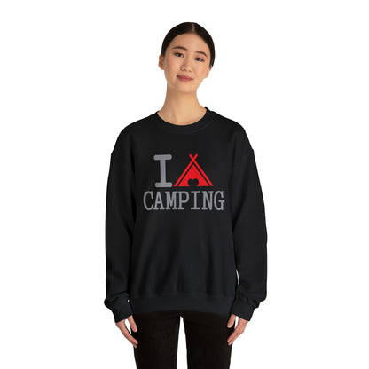 I Love CAMPING Crewneck Sweatshirt