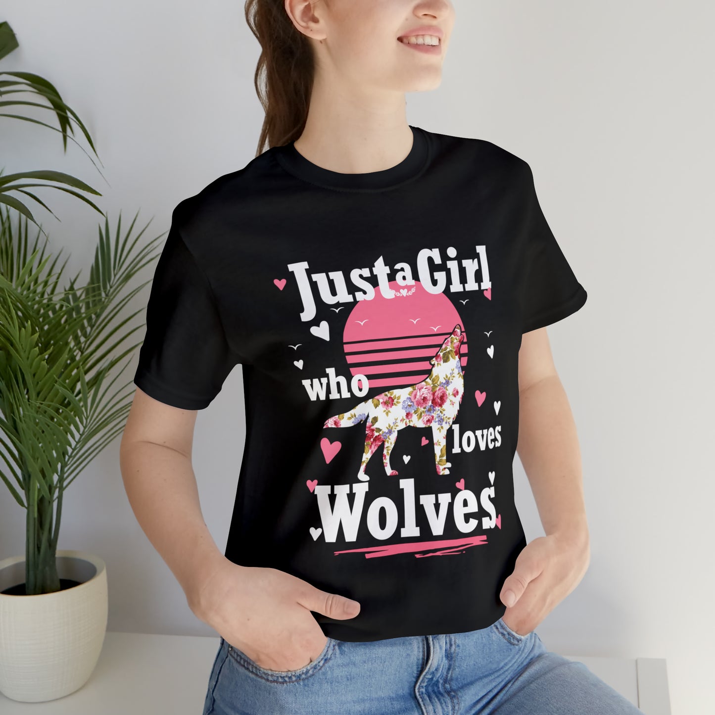 Just A Girl Who Loves Wolves T-Shirt