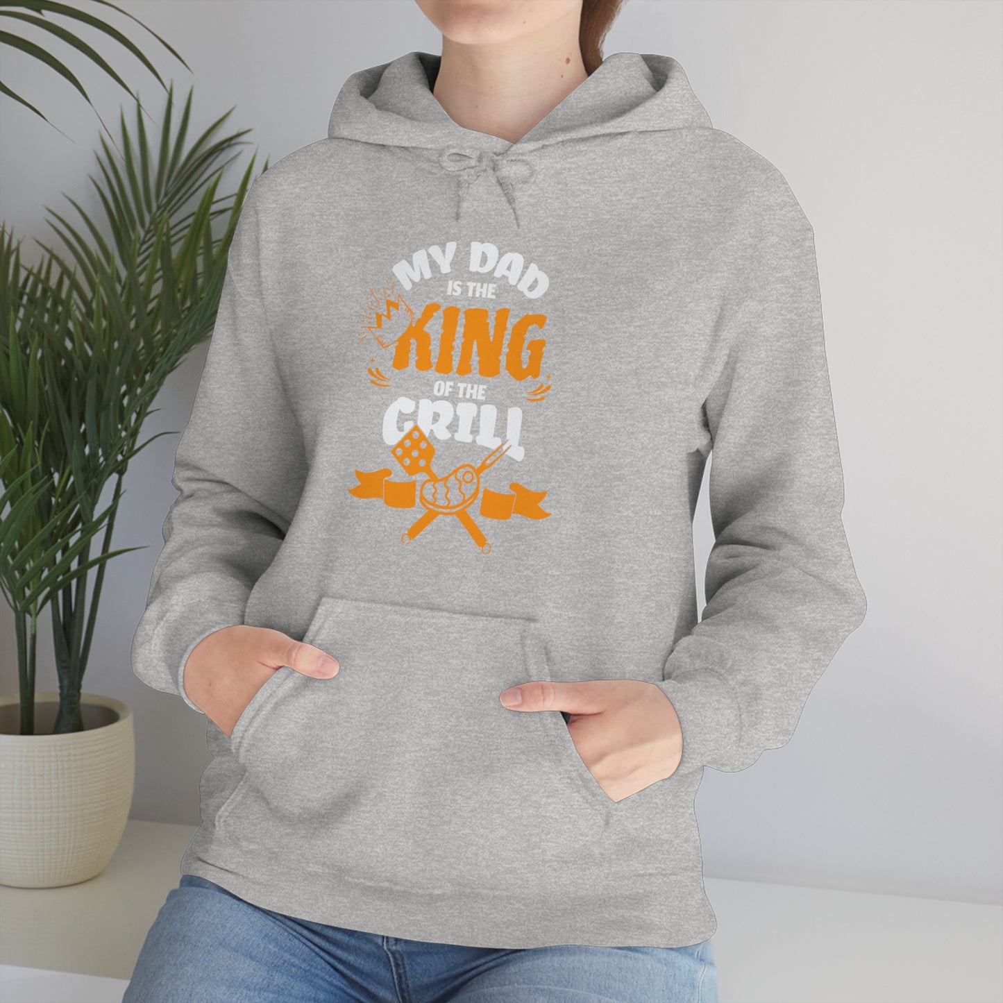 My Dad Is King Of The Grill Hoodie