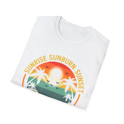 Sunrise sunburn sunset repeat vintage T-Shirt