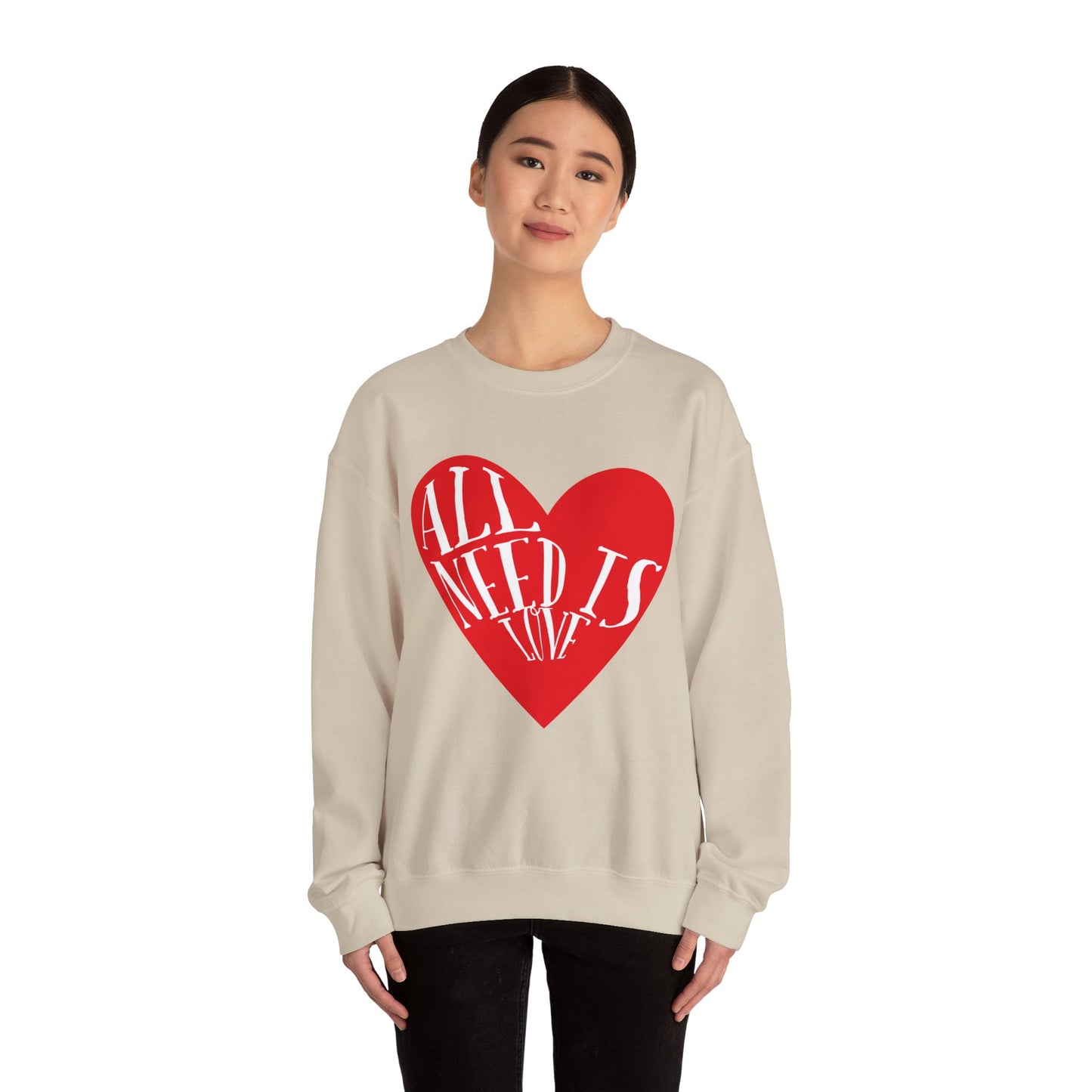 All-You-Need-Is-Love Crewneck Sweatshirt