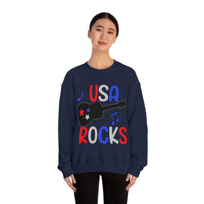 USA-Rocks Crewneck Sweatshirt