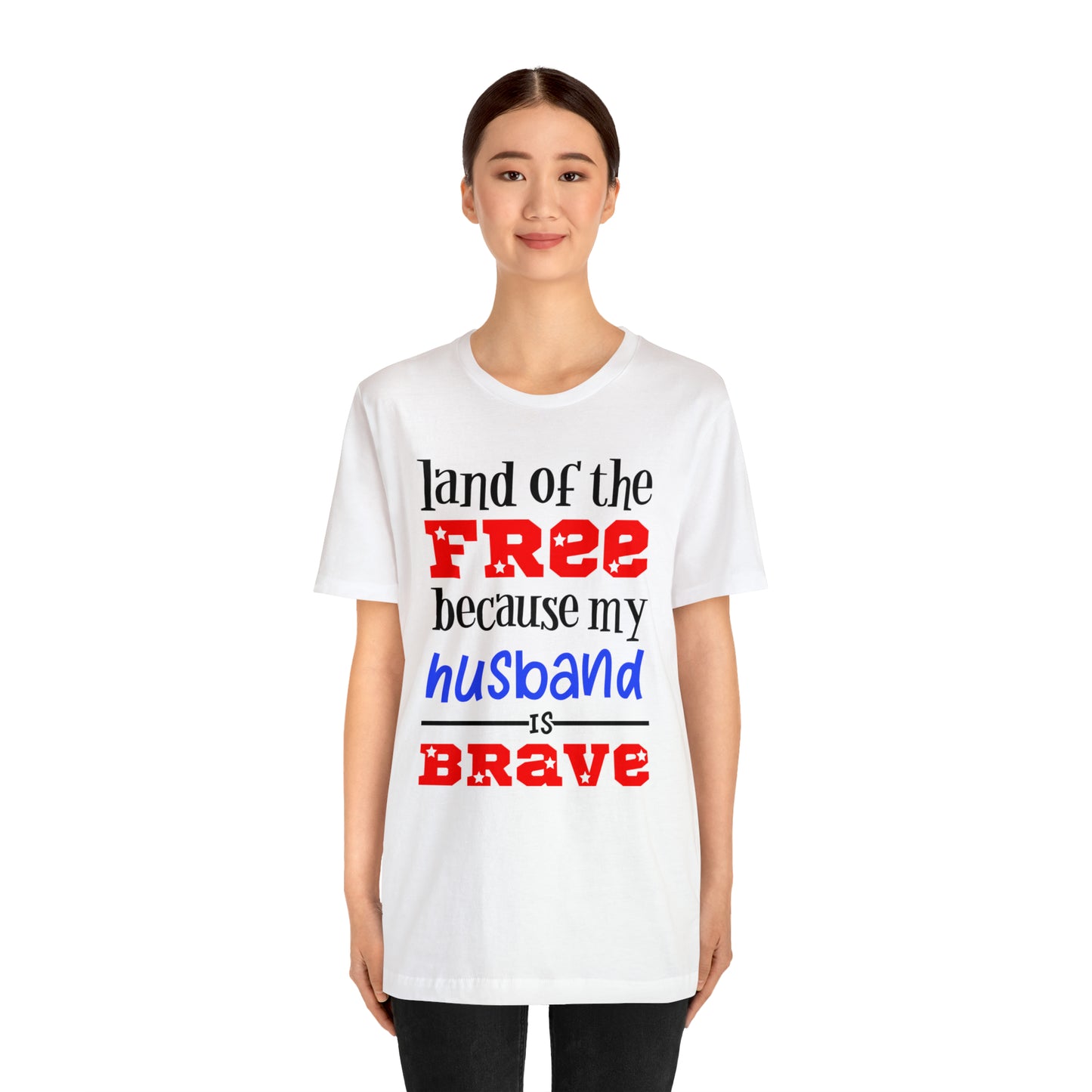 U.S.A the Land of the free Husband T-Shirt