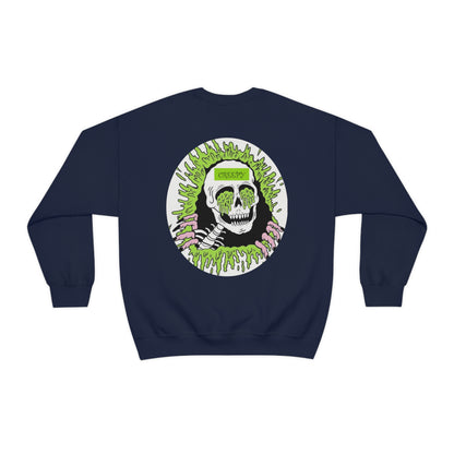 Creepy Skeleton Crewneck Sweatshirt