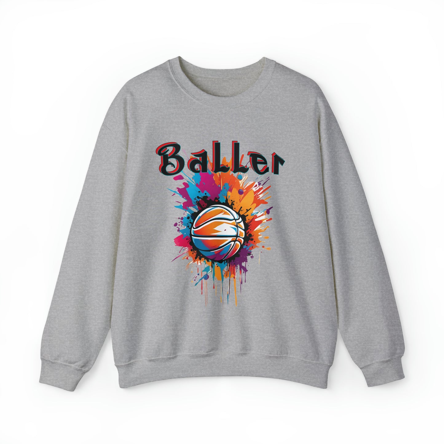 Basketball Baller Crewneck Sweatshirt