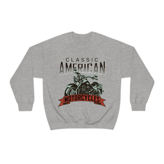 Classic American motorcycles Crewneck Sweatshirt