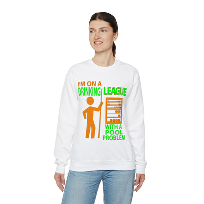 DRINKING POOL LEAGUE Crewneck Sweatshirt