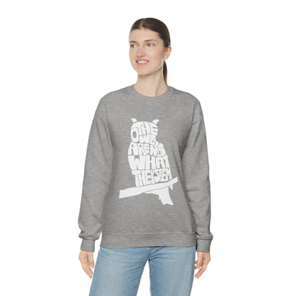 The Owls Are Not What They Seem Crewneck Sweatshirt