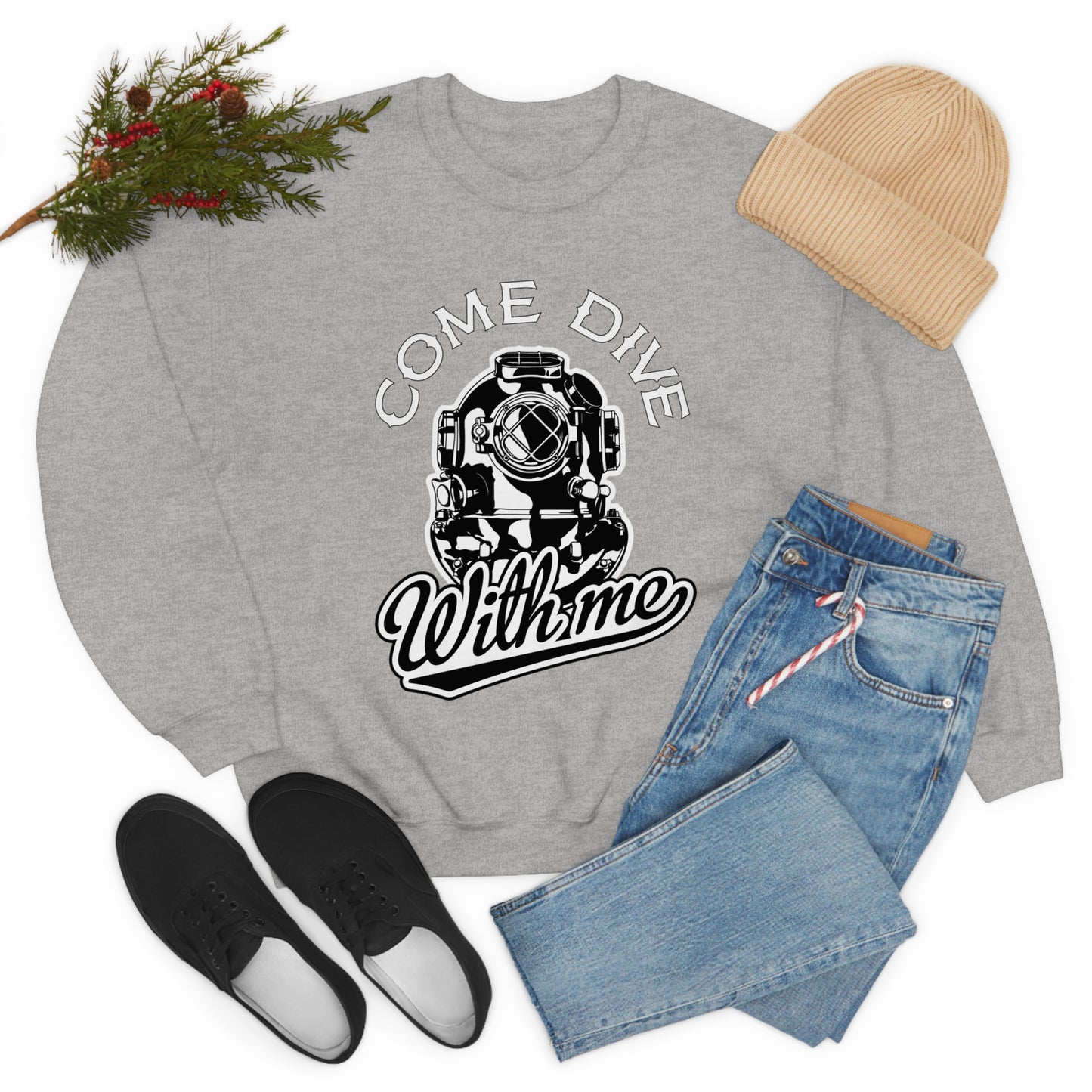 Dive with me Crewneck Sweatshirt