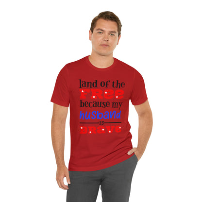 U.S.A the Land of the free Husband T-Shirt