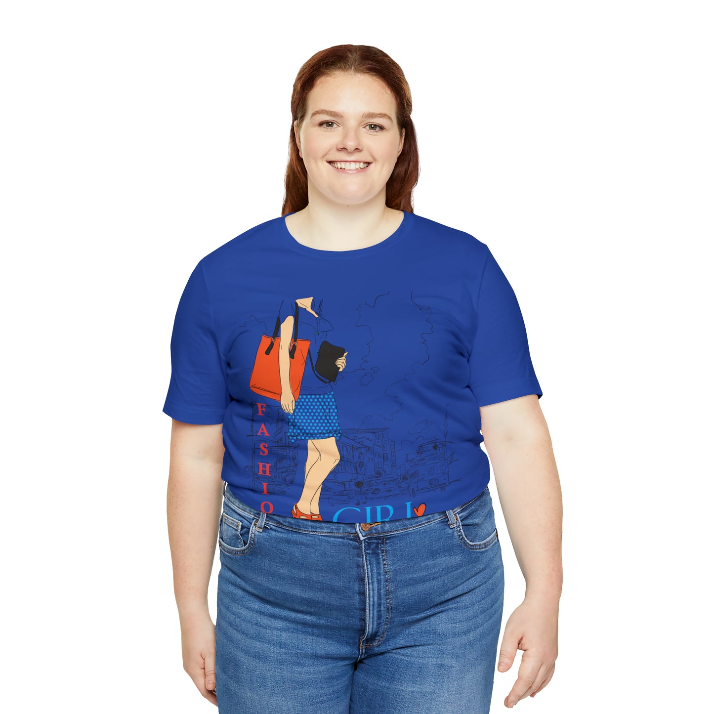 Fashion girl with a bag T-Shirt