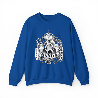 Peace and Love Demon to Angels Crewneck Sweatshirt