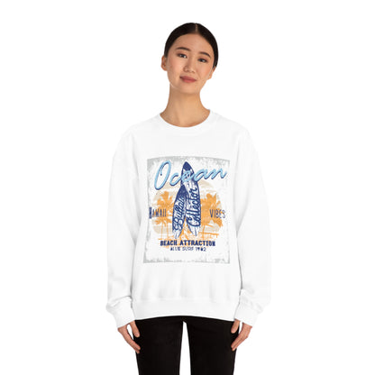 Ocean Hawaii Vibes Crewneck Sweatshirt