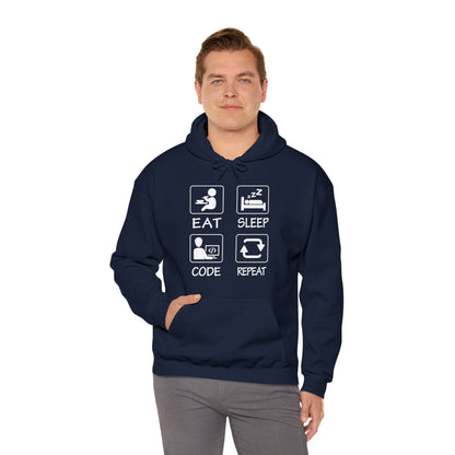 Eat sleep Code Repeat Hoodie