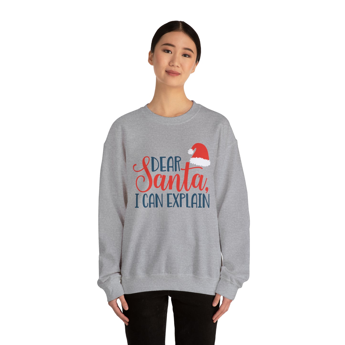 Dear Santa I Can explain Christmas Crewneck Sweatshirt